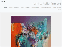 Tablet Screenshot of lorrikelly.com